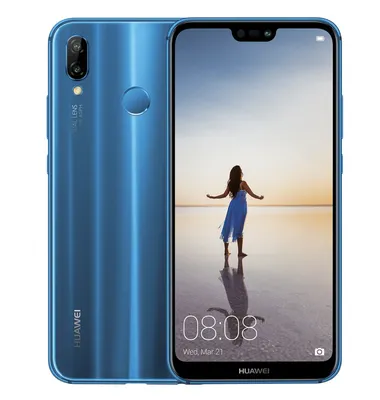 Купить Смартфон Huawei P20 Lite ANE-LX1 Синий Ультрамарин дешево в Москве.