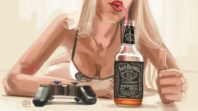 Картина по номерам девушка 40 х 50 см Вечеринка с Jack Daniels Artissimo  PN0419 melmil (ID#1651123791), цена: 250 ₴, купить на Prom.ua