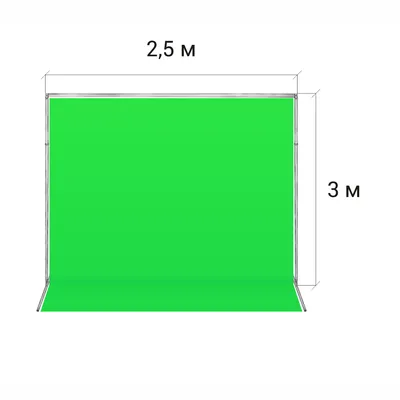 Хромакей, зеленый фон для стрима, chroma key, green screen размер 3х2 (id  85216507), купить в Казахстане, цена на Satu.kz