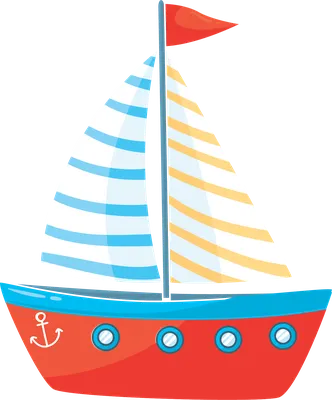Кораблик детский рисунок - 82 фото