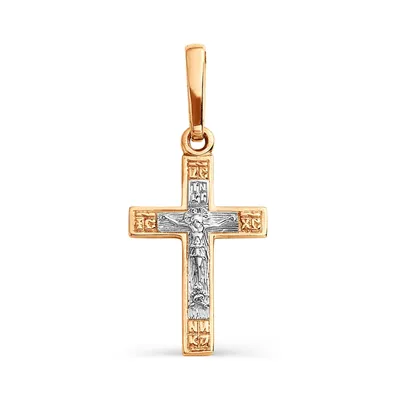 Крестик из красного золота (арт. Т13006308) купить в ювелирном магазине  Линии Любви
