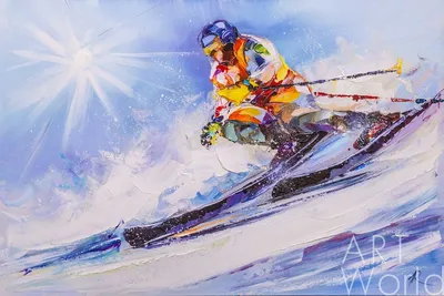 Лыжи Олимпик Вираж-спорт игровые с палками МПЛ 106.00 купить по цене 13190  ₸ в интернет-магазине Детский мир