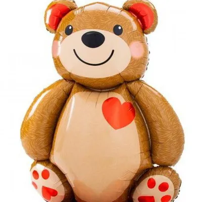 Мишка плюшевый мягкий медведь Эрик с сердцем 65 см. Мягкая игрушка медведь.  Цвет розовая пудра.