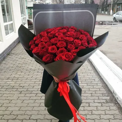 Большой букет \"Для любимой\" - 45 шт. за 22 290 руб. | Бесплатная доставка  цветов по Москве