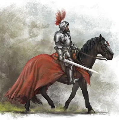 Картинка рыцарь на коне обои
