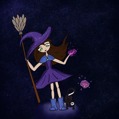 Милая ведьмочка | Пикабу