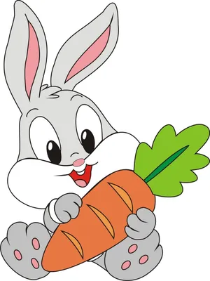 Картинка зайчик с морковкой обои