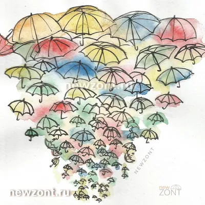 Картинка зонтика для детей - 50 фото