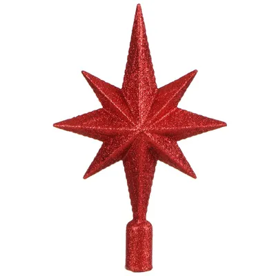Верхушка на елку Звезда, красная, 25х16.5 см, SYSDX332159R в Белгороде:  цены, фото, отзывы - купить в интернет-магазине Порядок.ру