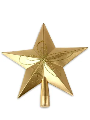 Верхушка на ёлку Красивая звезда 23х24 см, золотая НУ-0476 (НУ-0476) по  низкой цене - Murzilka.kz