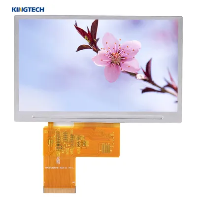 500nits 4.3 Inch 480x272 IPS 8/24bit RGB TFT Capacitive Touch Module |  Kingtech Display