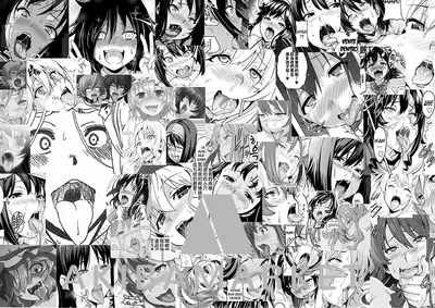 Ahegao Manga Collage T-Shirt - AnimeBape