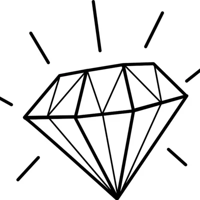 Анимация алмаза» — создано в Шедевруме