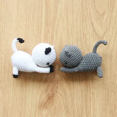 Playing Cats PDF Amigurumi Crochet Pattern – Little Bear Crochets