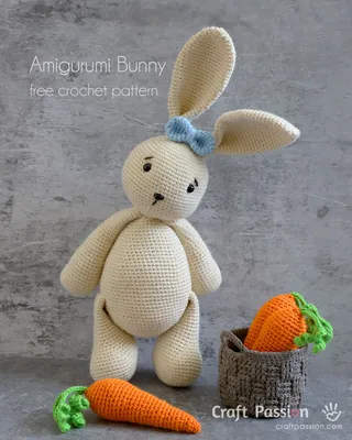 Crochet Bunny - Free Amigurumi Pattern • Craft Passion