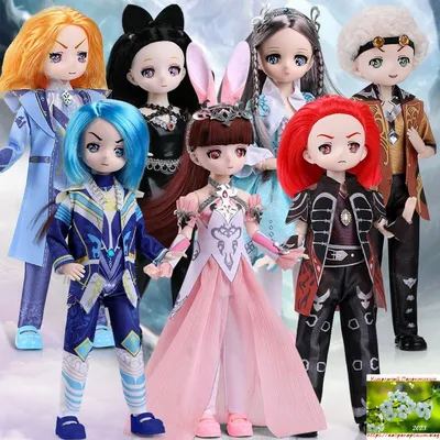 Кукла для девочки, шарнирная, коллекционная с одеждой и длинными волосами.  Маленькая принцесса аниме. Игрушки для девочки - купить с доставкой по  выгодным ценам в интернет-магазине OZON (405356928)
