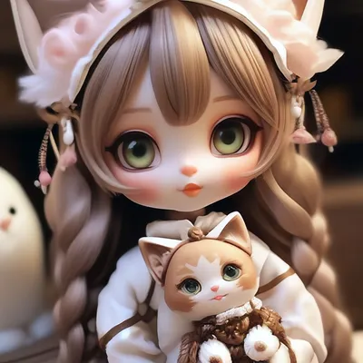Шарнирная аниме-кукла, 25 см купить по цене 649 ₽ в интернет-магазине  KazanExpress