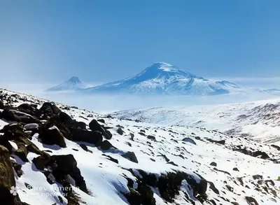 Armenia, Mount Ararat And Amberd by Tigran Hayrapetyan