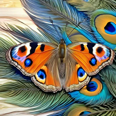 Бабочка-красавица (Дневной павлиний глаз) - 22 Августа 2015 - Блог