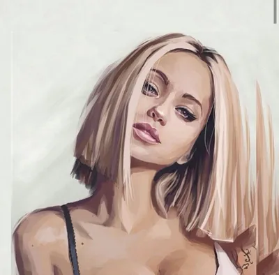 Термотрансферная картинка «Блондинка» — Scrapmaniaki.ru