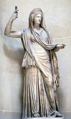 статуя греческой богини Геры или римской богини хуну на черном с обрезанным  контуром. богиня женщин Стоковое Изображение - изображение насчитывающей  мифология, зодчества: 241695871