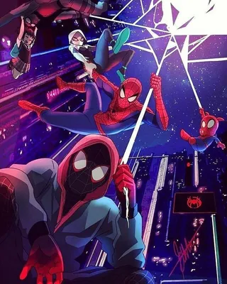 2 года назад вышел мультфильм \"Человек-паук: Через вселенные\" (2018 г.,  Marvel Comics) | Vcomicse | Дзен
