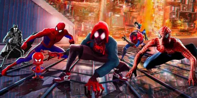 В мультфильме \"Человек-паук: Через вселенные 2\" будет сразу шесть  визуальных стилей – новый кадр | GameMAG