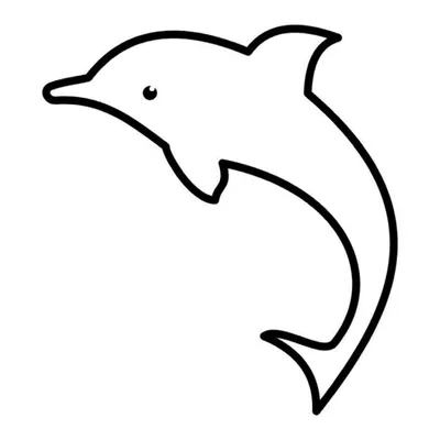Легкий рисунок дельфина - 61 фото