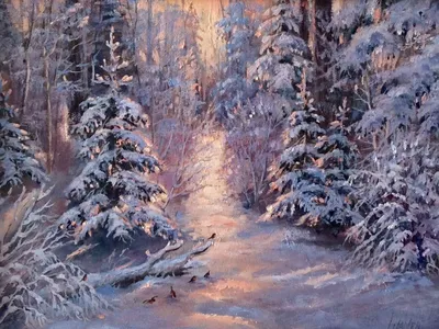 Сказочный зимний лес | Зимние картинки, Пейзажи, Картинки снега