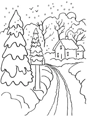 Конспект занятия по рисованию в старшей группе «Деревья зимой» (17 фото).  Воспитателям детских садов, школьным учителям и педагогам - Маам.ру