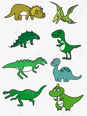 Динозавры мультяшные картинки - 82 фото