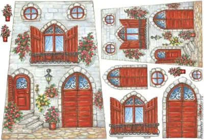 рисовая бумага для декупажа окна, двери - Поиск в Google | Scrapbook  crafts, Rice paper decoupage, Decoupage