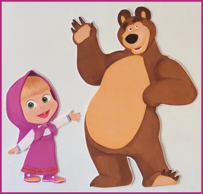 Фигурка игрушка для детей Маша. Маша и медведь - купить с доставкой по  выгодным ценам в интернет-магазине OZON (857108115)