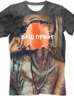 Печать на футболках - заказать нанесение надписи на футболку от 1 шт -  Москва
