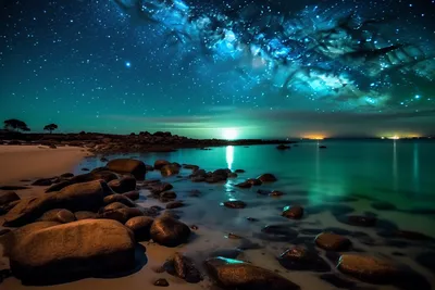 Ночное море | Пикабу