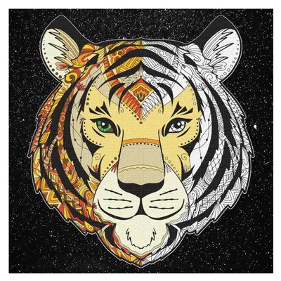 Тигр раскраска для детей - 126 фото