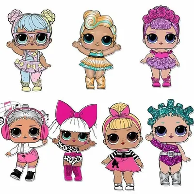 Все куклы lol 4 серия раскраски с куклами для девочки кукла лол as ...