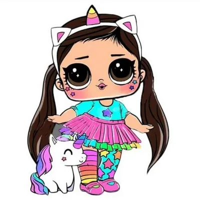 Coloring page LOL free format a4 | Coloring LOL dolls