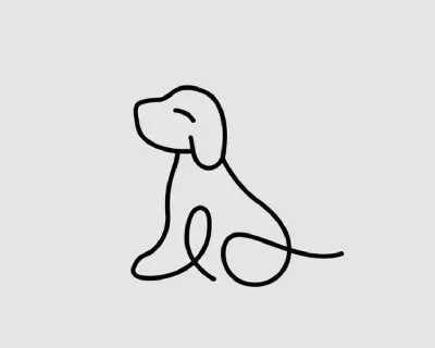 графический рисунок с изображением собак, собаки с разными орнаментами  Stock Illustration | Adobe Stock