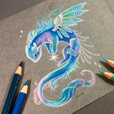 Картинки драконов для срисовки красивые (37 шт)