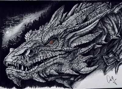 Дракон нарисован на бумаге карандашом художника, картинки дракона рисовать,  Дракон, Парад Лодок Драконов фон картинки и Фото для бесплатной загрузки