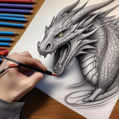 Рисунки драконов карандашом поэтапно для начинающих полегче (48 фото) »  рисунки для срисовки на Газ-квас.ком