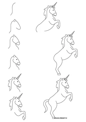 Fantastic H - 5 способов нарисовать сказочных единорогов Лайфхакер составил  пошаговое руководство, как нарисовать очаровательного реалистичного или  мультяшного единорога, а также в стиле My Little Pony. Как нарисовать  единорога в стиле My