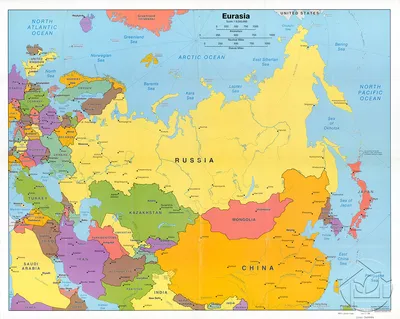 Картины Карты топографические \"Английская карта Евразии\" - арт 005010014 |  Купить в интернет-магазине Фото в дом - Фото в дом