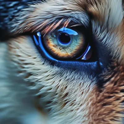 Одичалые глаза волка стоковое изображение. изображение насчитывающей волк -  96259805