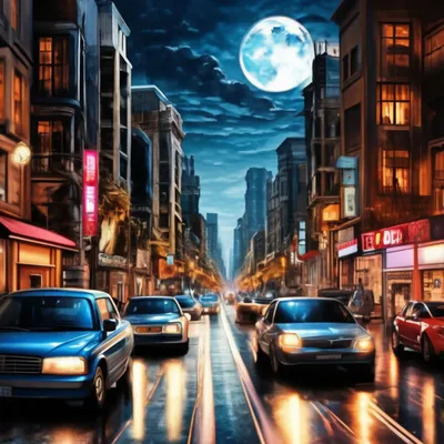 Картинки Нью-Йорк америка Реки ночью Небоскребы Дома Города