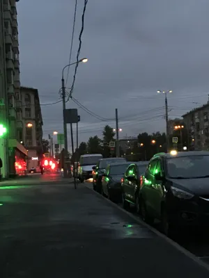 Ночной город в центре России , …» — создано в Шедевруме