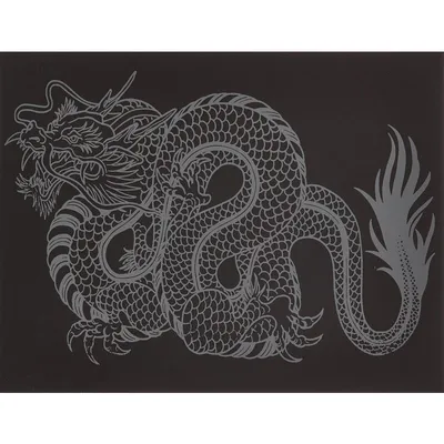 Японский дракон эскиз - 64 фото