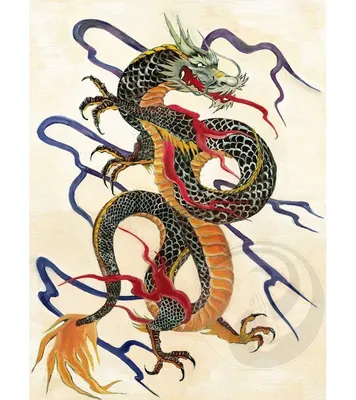 Японский дракон | Фантастические существа вики | Fandom