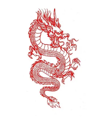 Японский сувенир Yakushigama Драконы - Символ 2024 года красный и белый 4  см id21114